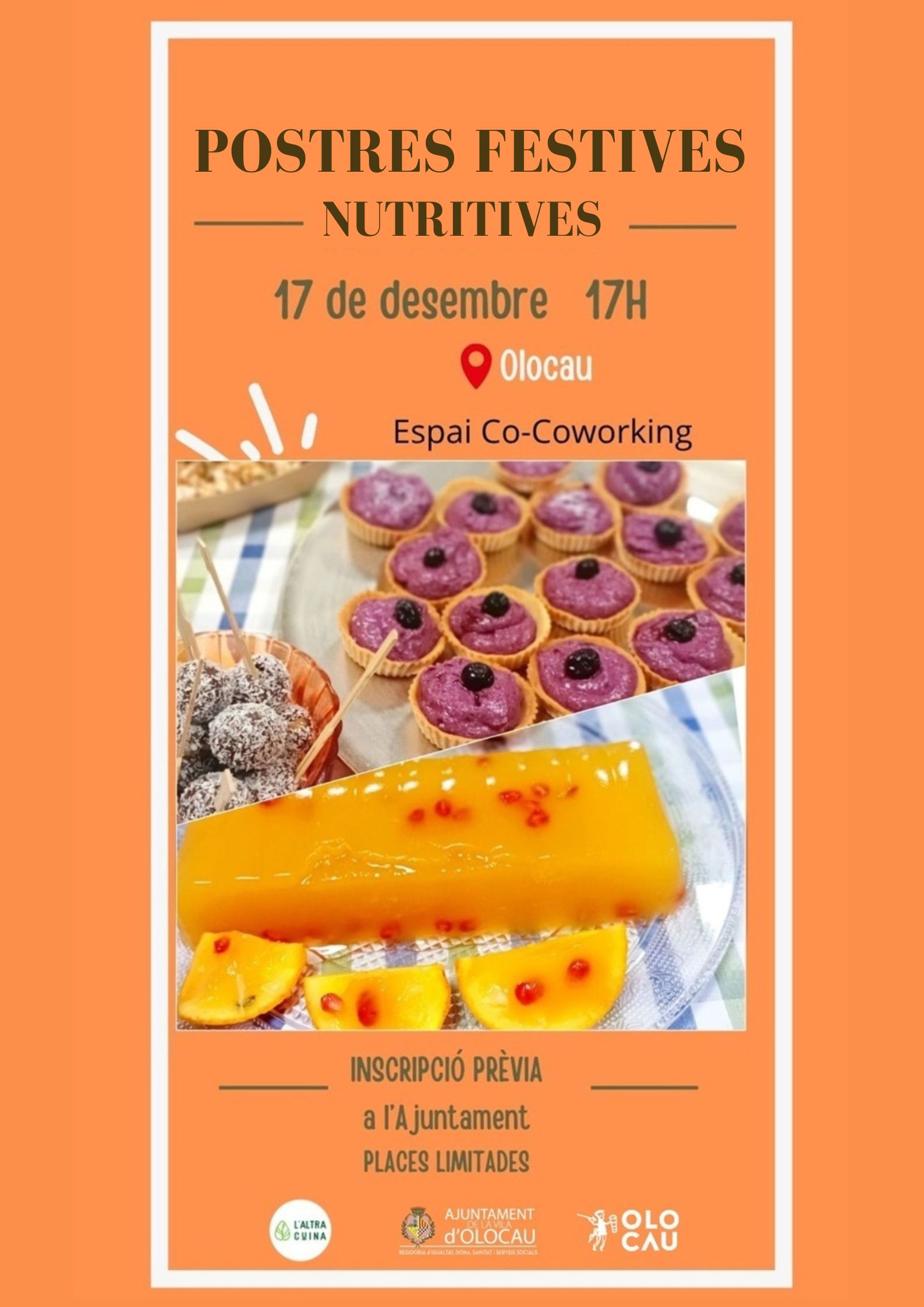Taller de postres festives nutritives